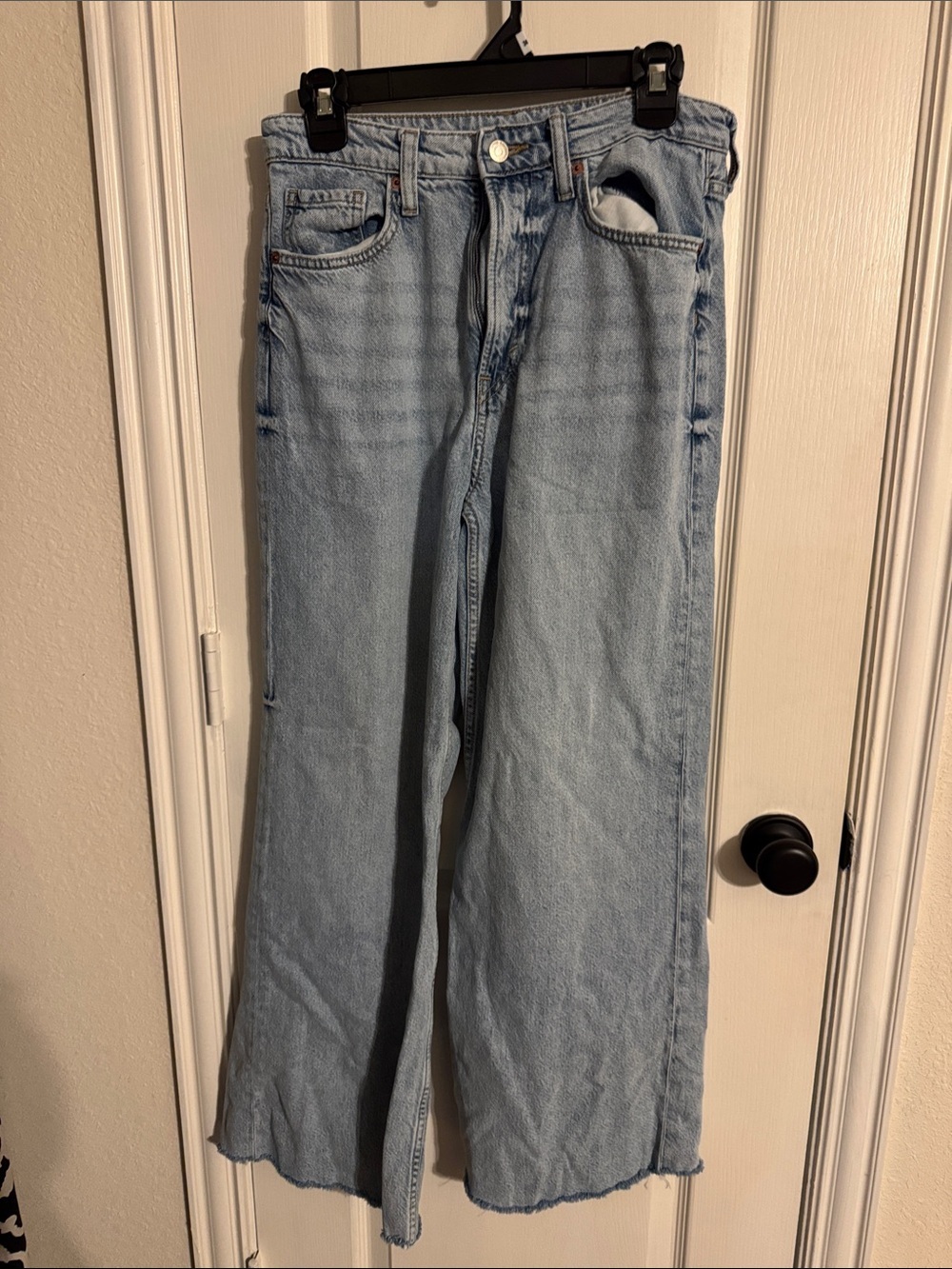 Light Blue Wide-Leg Women’s Jeans